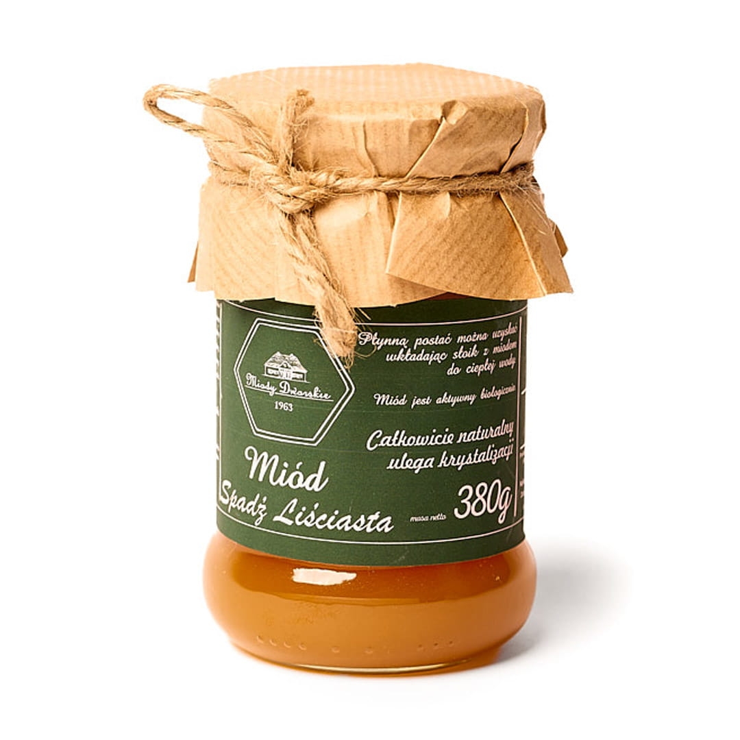 Miód spadziowy liściasty 380g